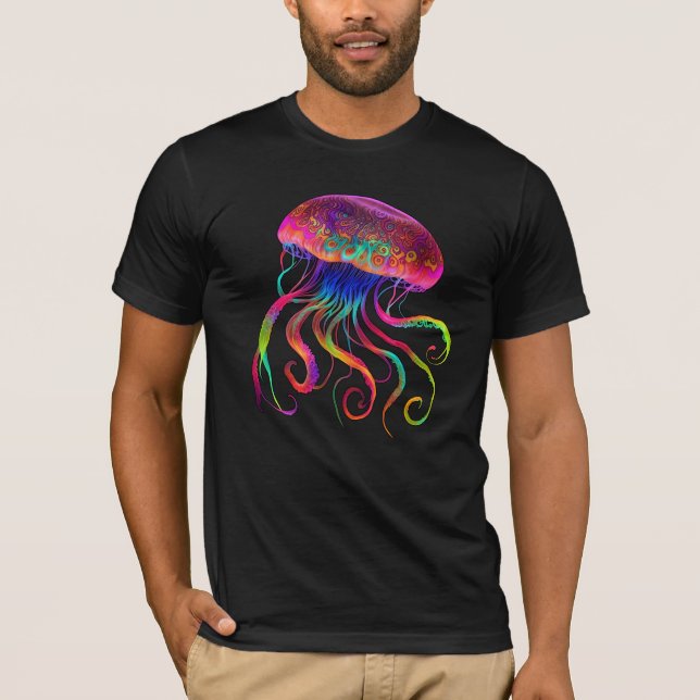 Psychedelic Jellyfish T-Shirt (Vorderseite)