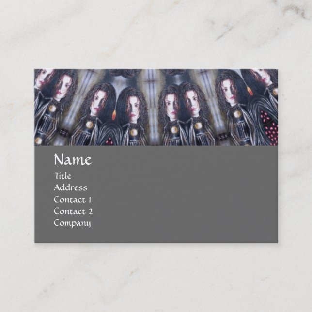 PSYCHEDELIC KALEIDOSKOP/MYSTISCHE ERINNERUNGEN MON VISITENKARTE (Vorderseite)