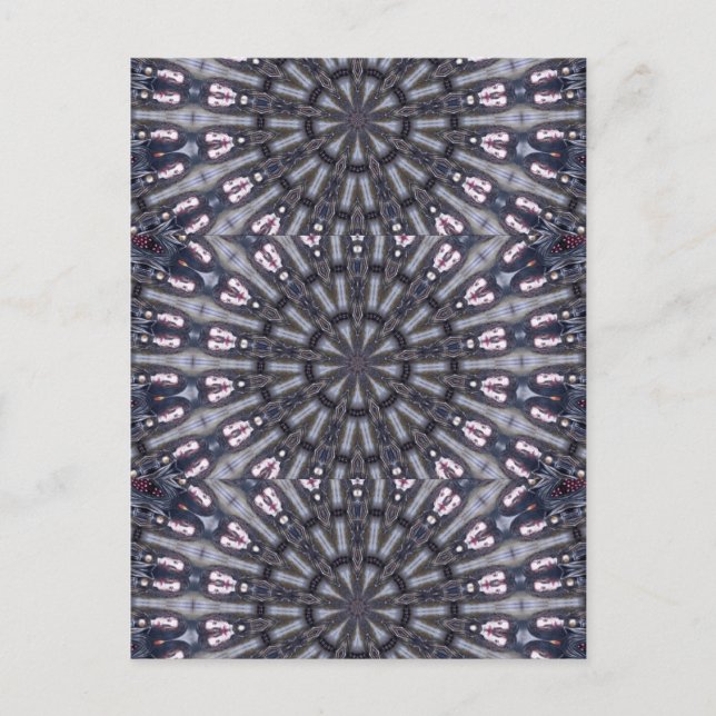 PSYCHEDELIC KALEIDOSKOP/MYSTISCHE ERINNERUNGEN POSTKARTE (Vorderseite)