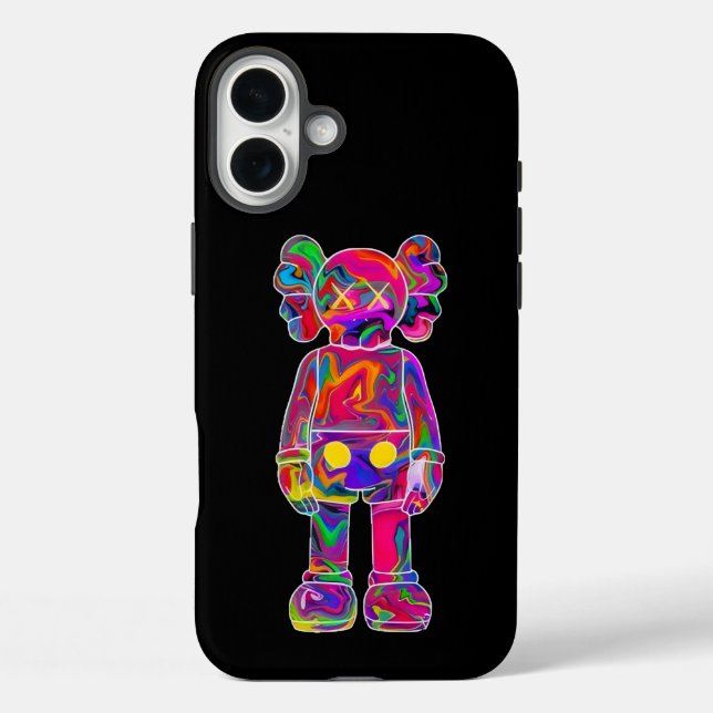 Psychedelic Kaw Case-Mate iPhone Hülle (Rückseite)