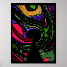 Psychedelic Keyhole ~ Print / Poster