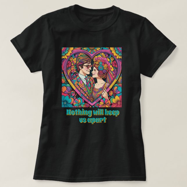 " PSYCHEDELIC-LIEBE " T-Shirt (Design vorne)