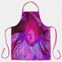 Psychedelic Lila und Magenta Hibiskus Blume