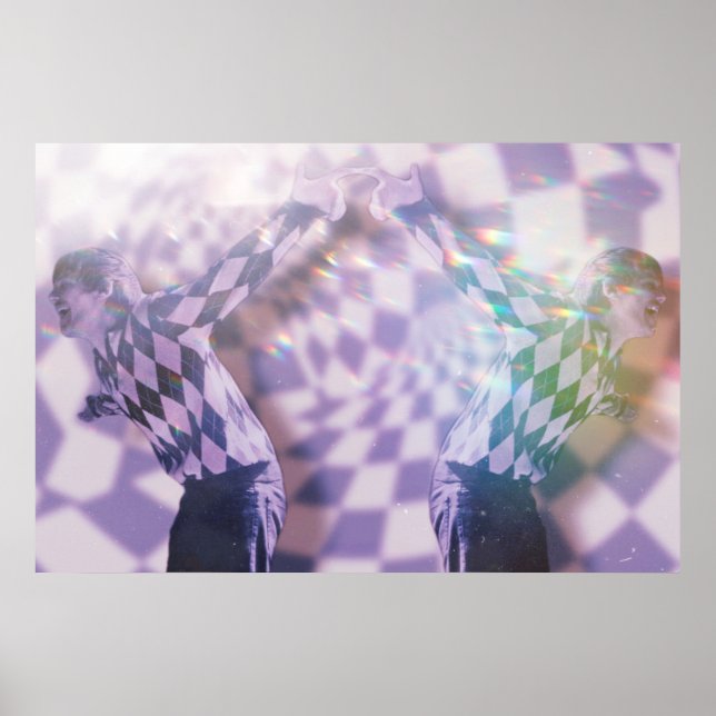 Psychedelic Louis Tomlinson Poster (Vorne)