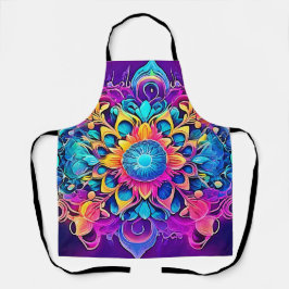 Psychedelic Mandala Design Schürze