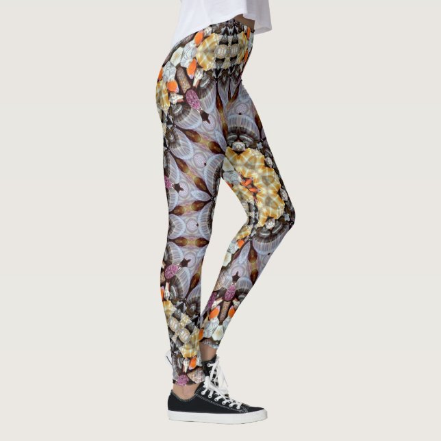 Psychedelic Mandala Retro Hippie Trippy Boho Chic Leggings (Rechts)