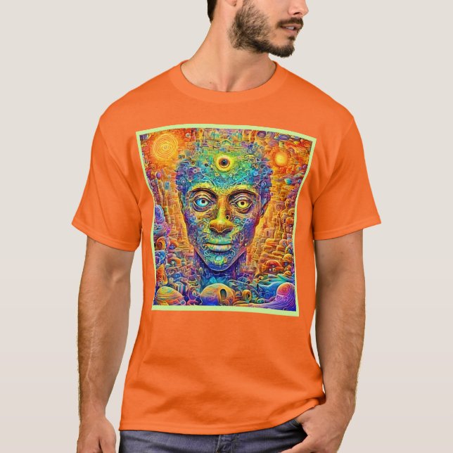 Psychedelic Mind Art T-Shirt (Vorderseite)