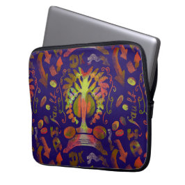 Psychedelic Mirror Symmetrie Abstrakte Kunst Laptopschutzhülle