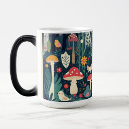 psychedelic mug design verwandlungstasse