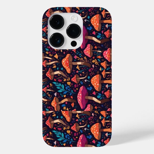 Psychedelic Mushroom Case-Mate iPhone Hülle (Rückseite)