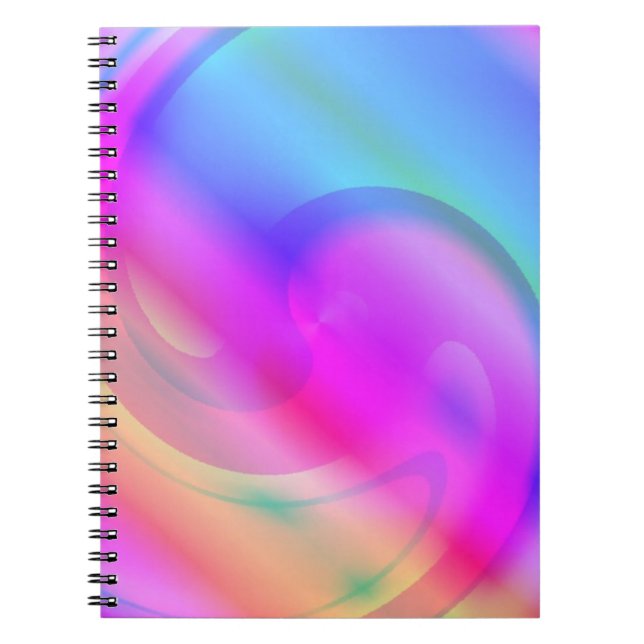 Psychedelic-Notebook Notizblock (Vorderseite)