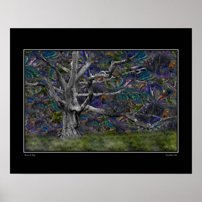 Psychedelic Oak Poster (Vorne)