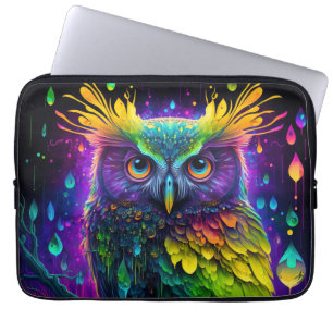Psychedelic Owl Laptopschutzhülle