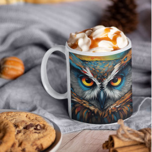 Psychedelic Owls Version 23 Tasse