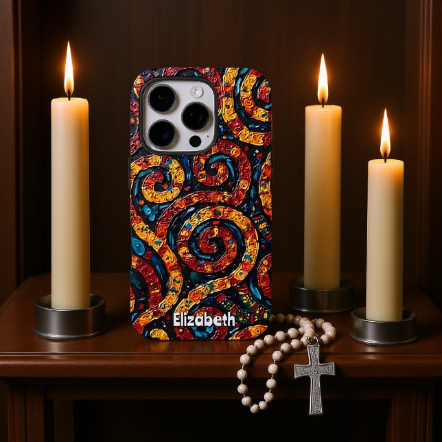 Psychedelic Paisley Case-Mate iPhone Hülle (Von Creator hochgeladen)