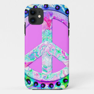 Psychedelic Peace Sign Abstrakt Case-Mate iPhone Hülle
