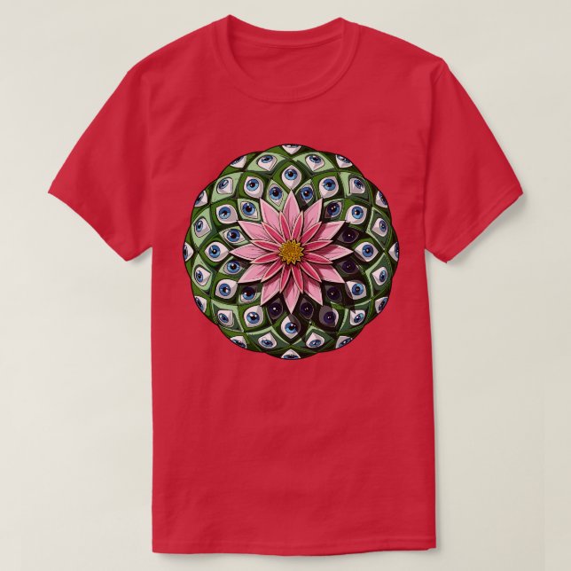 Psychedelic Peyote Cactus T-Shirt (Design vorne)