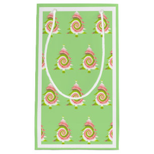 Psychedelic Pine Pattern Geschenktasche Kleine Geschenktüte