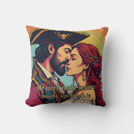 Psychedelic Pirate Couple - Bold Romance Kissen