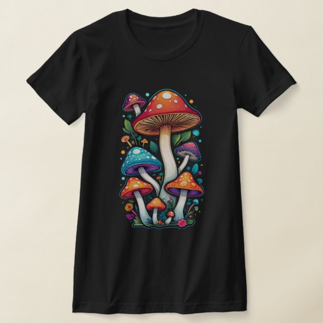 Psychedelic Polka Dot Mushrooms T-Shirt (Ablage )