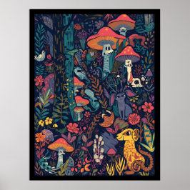 Psychedelic poster print