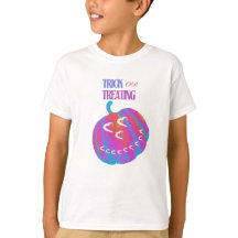 Psychedelic Pumpkin Heart T - Shirt