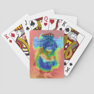 Psychedelic Queen Spielkarten