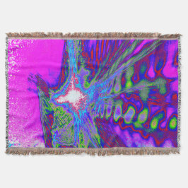 Psychedelic Radiance Blanket Decke