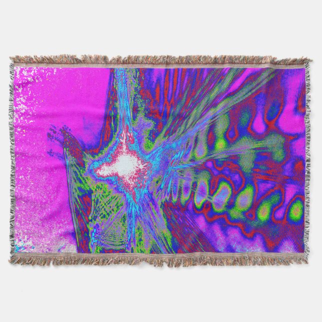 Psychedelic Radiance Blanket Decke (Vorderseite)