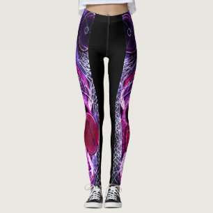 Psychedelic Raver Rave Party Leggings