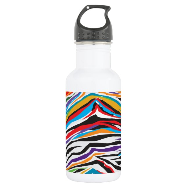Psychedelic Retro Trinkflasche (Vorderseite)