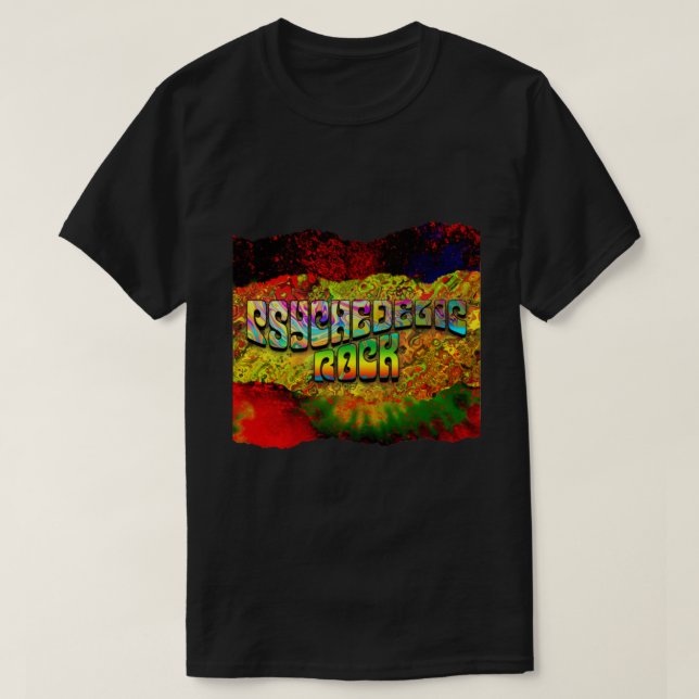 Psychedelic Rock Trippy T-Shirt (Design vorne)