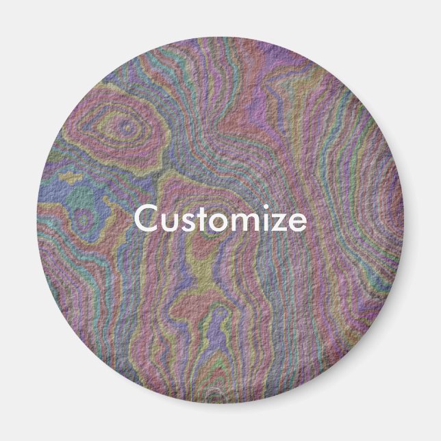 Psychedelic Rock - Vorlage Magnet (Vorne)