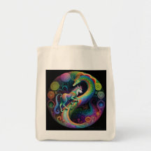 Psychedelic Rounds Dragon Design
