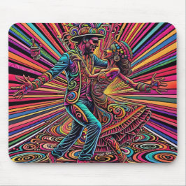 Psychedelic Salsa Tango Tanzkunst Mousepad