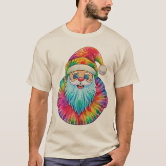 Psychedelic Santa Streetwear T-Shirt