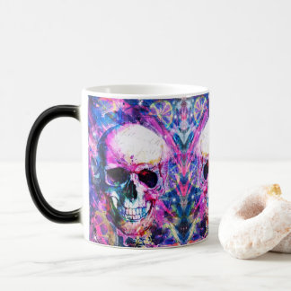 Psychedelic Skull Tasse - 11 oz