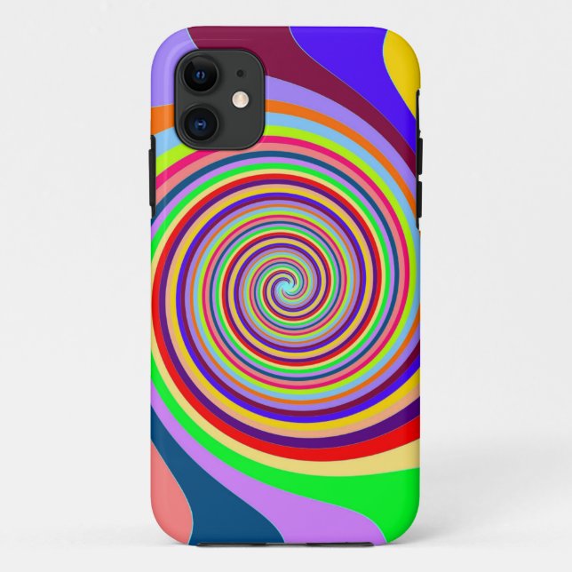 Psychedelic Spiral iPhone 5 Fall Case-Mate iPhone Hülle (Rückseite)