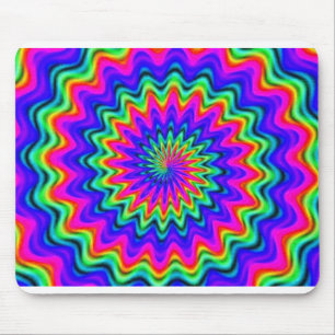 Psychedelic Spiral Mouse Pad Mousepad
