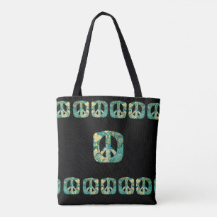 Psychedelic Square Peace Signs