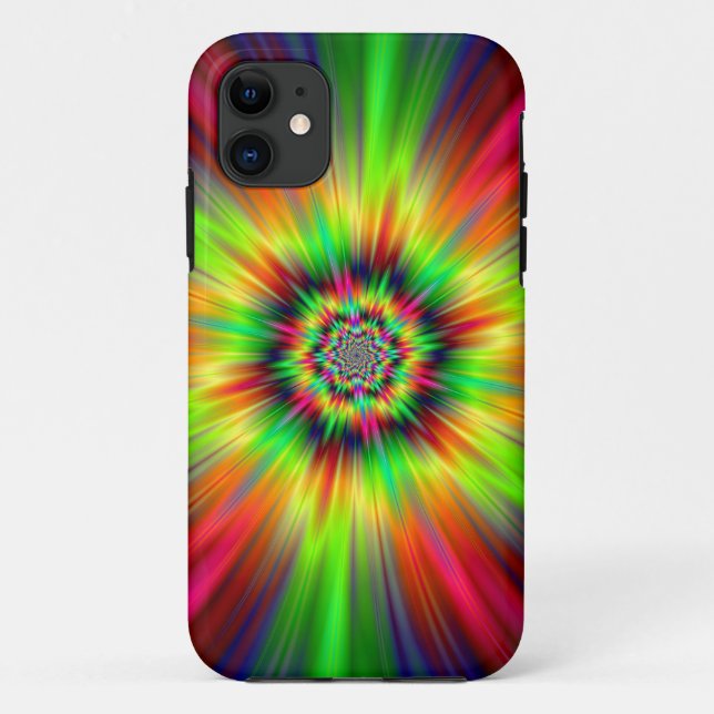 Psychedelic Star Burst Case-Mate iPhone Hülle (Rückseite)