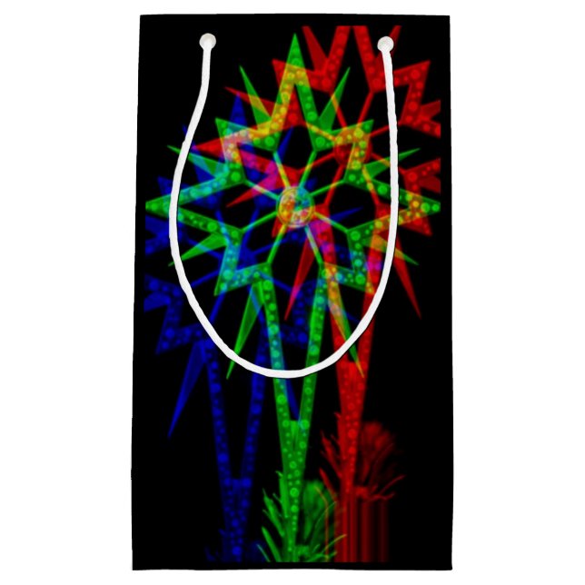 Psychedelic Star-Geschenktasche Kleine Geschenktüte (Vorderseite)