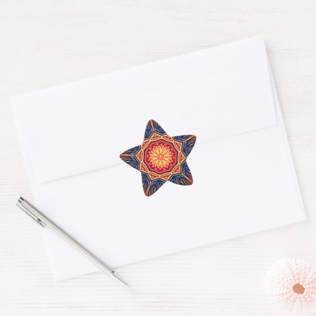 Psychedelic Star Stickers (Umschlag)