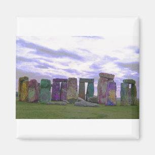 Psychedelic Stones Magnet