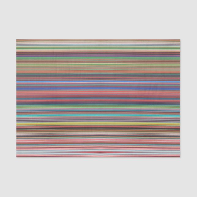 PSYCHEDELIC STRIPES Tissue Seidenpapier (Vorderseite)