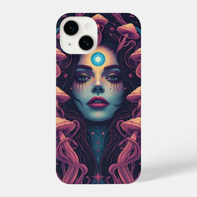 Psychedelic Third Eye Phone Case iPhone Hülle (Rückseite)