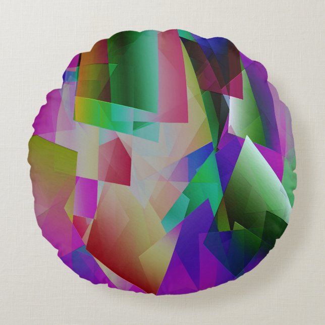 Psychedelic Timez....... Rundes Kissen (Vorderseite)