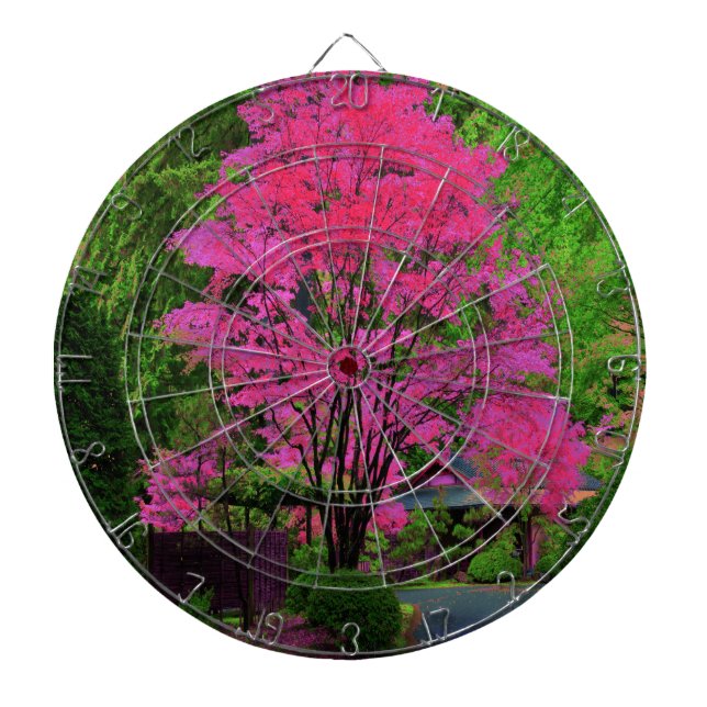 Psychedelic Tree Dartscheibe (vorne)