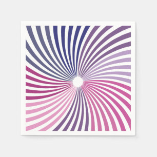 Psychedelic Twirl Serviette