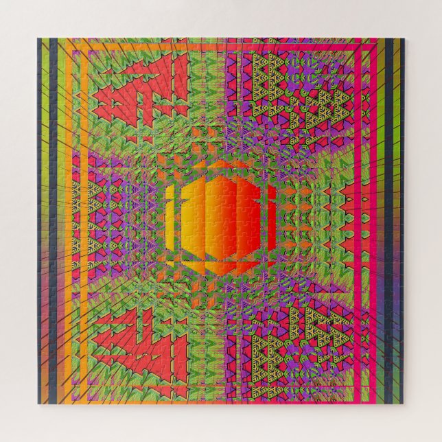 Psychedelic Vibration Puzzle (Horizontal)